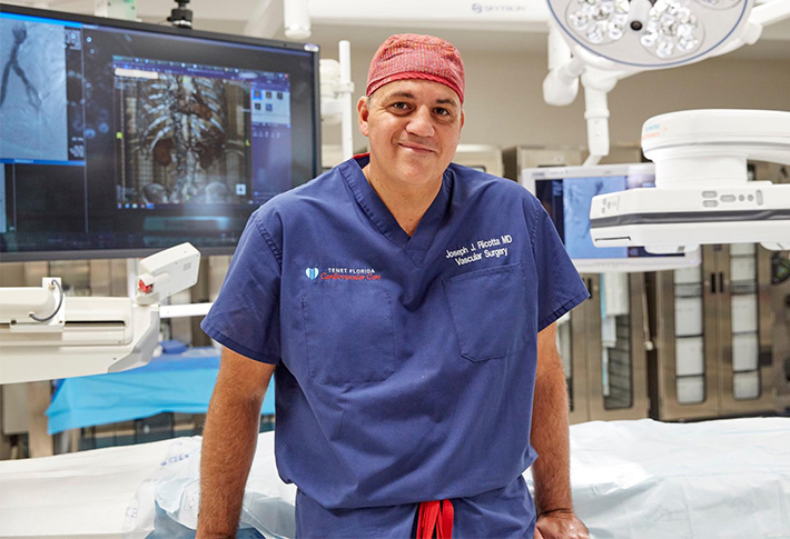 Doctor Ricotta standing in the OR