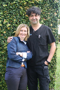 Joey and Dr. Malek