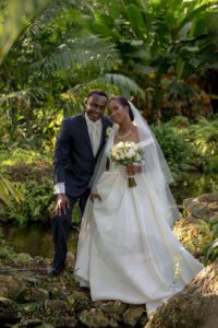 Vina's Wedding Photo with her Husband