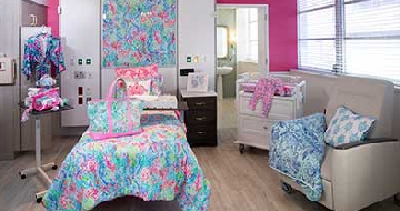 Reserve VIP Lilly Pulitzer Birthing Suite
